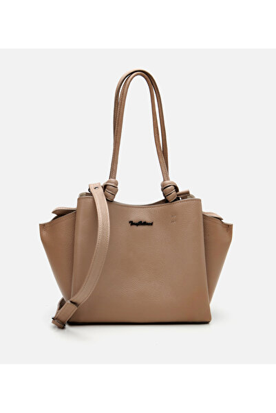 Hotiç Kadın Deri Vizon Omuz Çantası