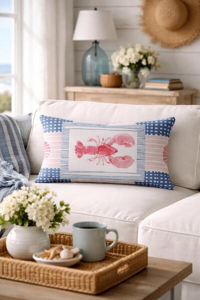 Arancione Co . Κάλυμμα μαξιλαριού ορθογώνιου σχήματος με εκτύπωση διπλής όψης...