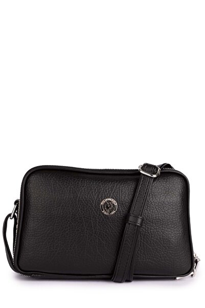 Gondol Жіноча щоденна сумка через плече gp.1327 Чорна Флотер