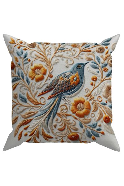 Evdek Embroidery Ds18 Digital Printed Throw Pillow Case