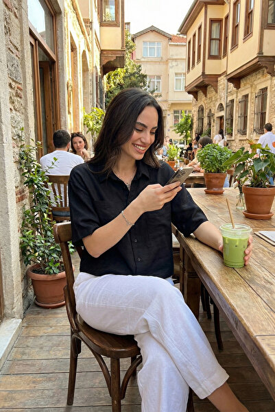 Lela Regular Fit Pocket Detailed Short Sleeve Shirt Shirt 6778568