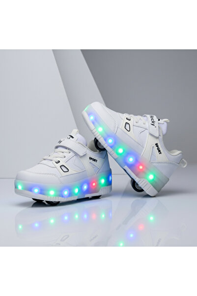 ROCKY Çocuk LED Işıklı Patenli Ayakkabı – Ortopedik Taban