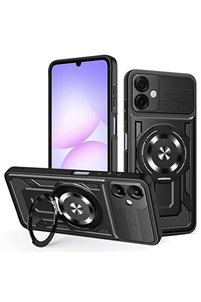 SKYDDAR INNOVATION Carcasă pentru Samsung Galaxy A07 4G, RuggedCam, inel magn...