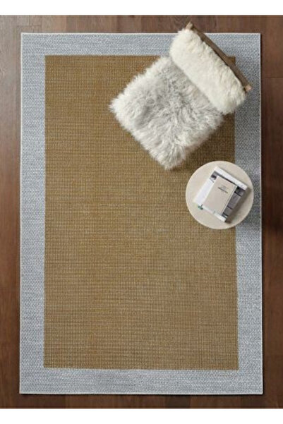 dekorug Lüks Sisal Makine Dokuması 8mm Dokuma Tabanlı Mutfak Balkon Halısı
