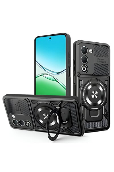 SKYDDAR INNOVATION Husă pentru Oppo A5 4G / A5 5G, RuggedCam, inel magnetic, ...