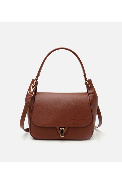 Hotiç Kadın Deri Taba Kilit Detaylı Omuz çantası