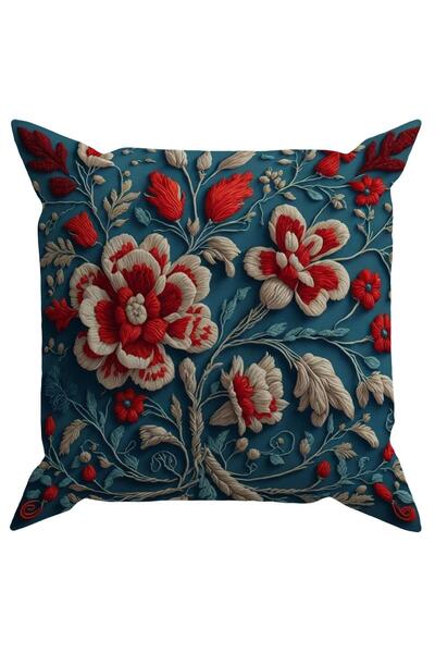 Evdek Embroidery Ds29 Dijital Baskılı Kırlent Kılıfı