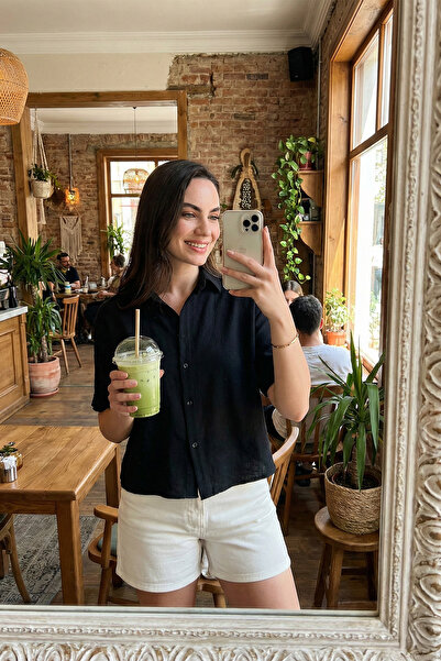 Lela Regular Fit Chest Pocket Short Sleeve Shirt Shirt 6779324