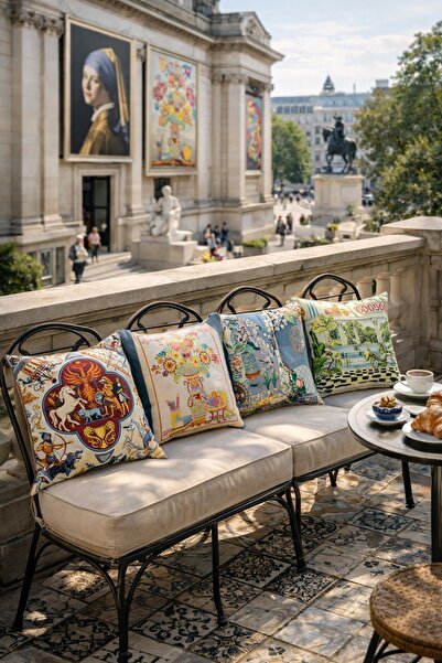 Evdek Double-Sided Printed 4-Piece Throw Pillow Cover 6Eod18