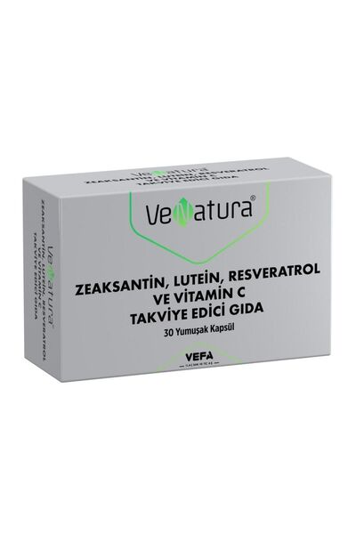 VeNatura Zeastaksantin Lutein Resveratrol Vitamin C 30 Kapsül