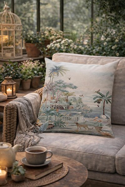 Evdek غطاء وسادة مطبوع على الوجهين 6EOD14