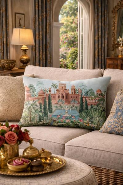 Evdek غطاء وسادة مستطيل مزدوج الجوانب TK45