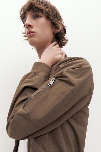 Pull & Bear Hafif bomber ceket