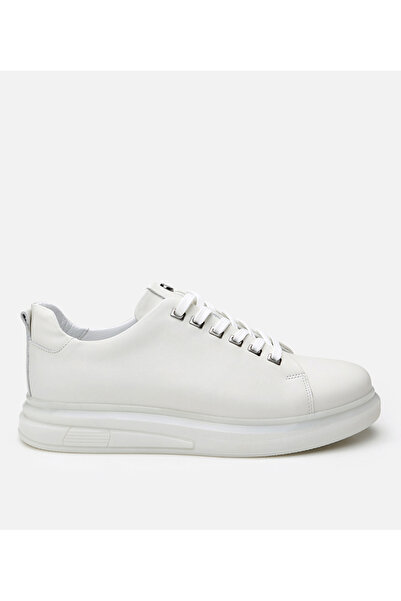 Hotiç Erkek Deri Bej Günlük Ayakkabı