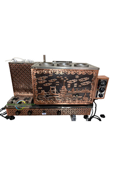 Tiryaki Osmanlı Bakır Çay Kazanı (GAZ ELK) Tam Otomatik Ce Belgeli (GAZ ELK)