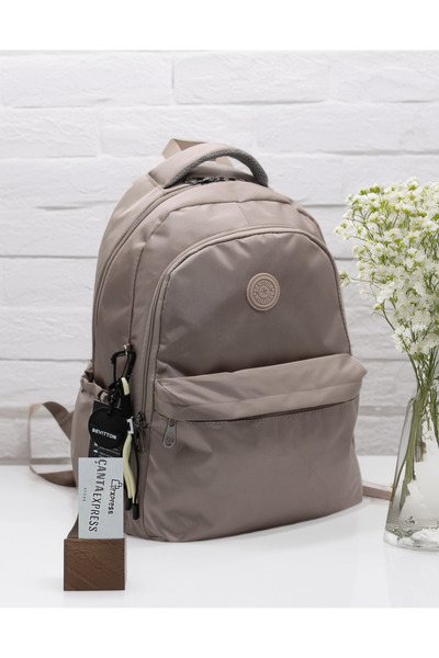 Bevitton 34100 Geantă de școală din țesătură rezistentă la apă din nurcă Rucs...