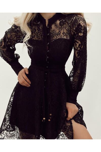 rengamoda Γυναικείο μαύρο φόρεμα αποφοίτησης με φερμουάρ με φερμουάρ με φερμο...