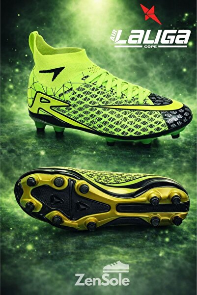 LALİGA Air Unisex Çoraplı Halı Saha Ve Çim Zemin Kramponu