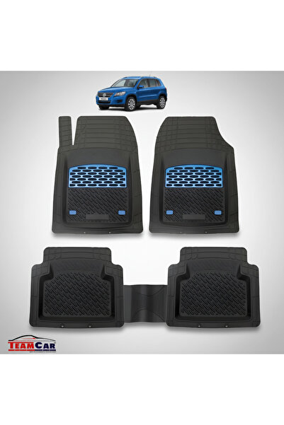 TEAMCAR Covorașe auto tip tavă compatibile cu Volkswagen Tiguan AD1 SUV (2007...