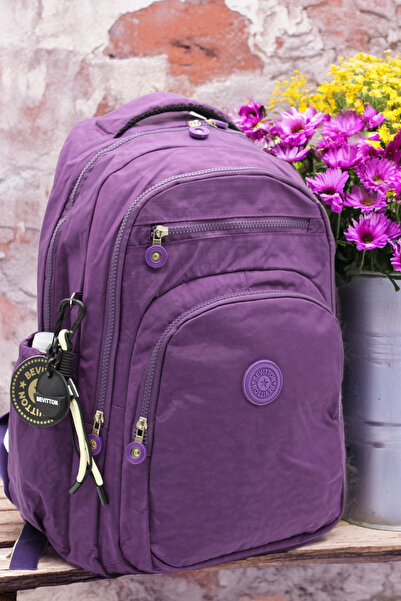 ÇantaExpress 1800 Purple School Torba Otpornost na vodu Tkanina Unisex škola ...