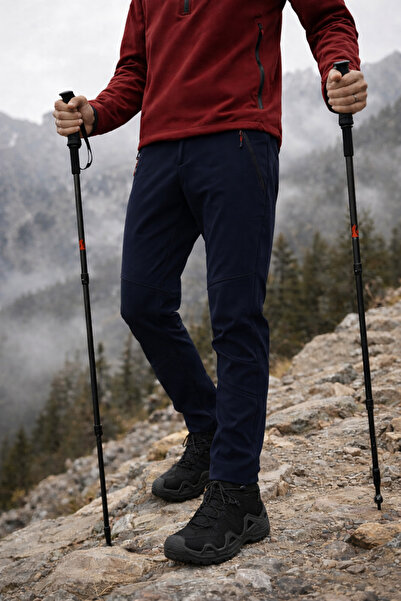 Longberg Erkek Kışlık Içi Polarlı Rüzgar Geçirmez Softshell Pantolon Prs-1779