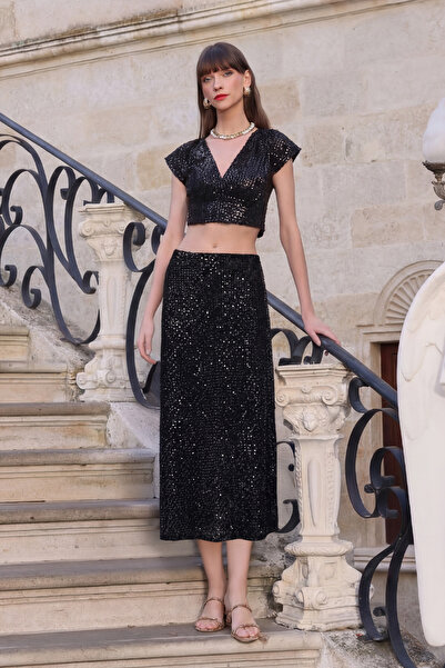 Vitrin تنورة ميدي الترتر