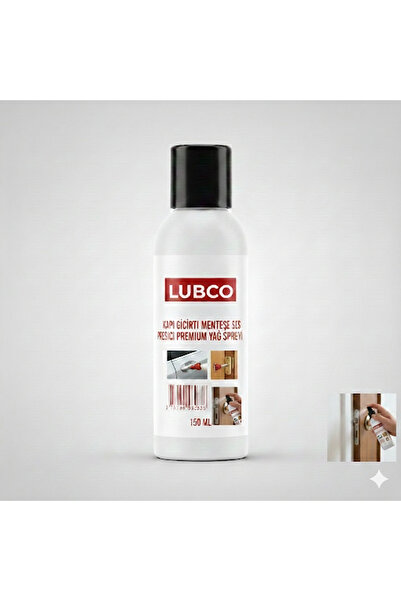 LUBCO Kapı Menteşe Gıcırtı Ses Kesici Püskütme Sıvı Gres Yağ Spreyi 150 ml