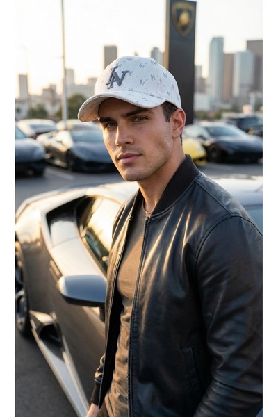 LAGRANZE Virexion Men's Urban Hat – Modern Patterned City Cap