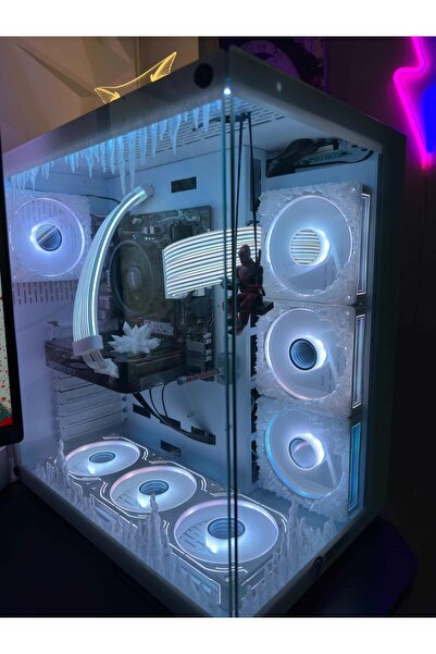 Shaddshop Gaming Kasa İçi Buz Dekor Seti Buz Sarkıt Mıknatıslı v2 (2x120mm fan)