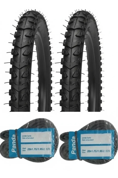 DIAMOND 16 Jant 16x1.95 Bisiklet Dış Lastiği MB7 (Vesper) X 2 Adet + Panda İç...