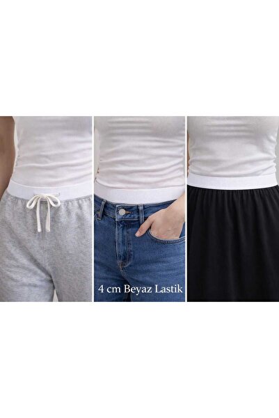 Beyna 4 cm bela elastična manžeta za struk 1 pakovanje 10 m