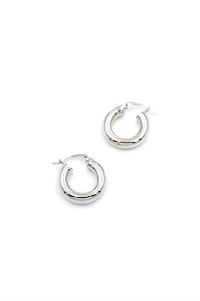NOVAHAVEN Small Size Hoop Earrings - Silver