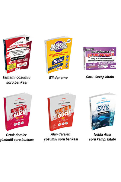 Rakipsiz UZEM GENÇLİK VE SPOR BAKANLIĞI PERSONELİ ALTILI SET