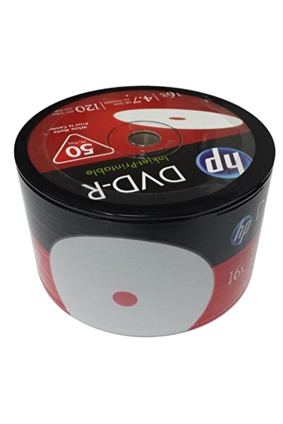 HP DVD-R 4,7gb-120min 16x 50 li Shrink Printable