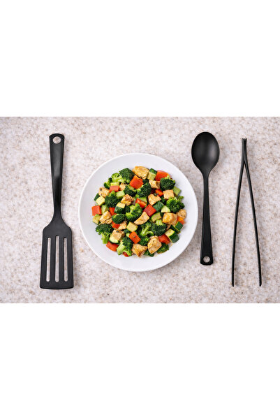 IKEA طقم أدوات المطبخ 3 قطع - ملعقة - ملعقة - ملقط