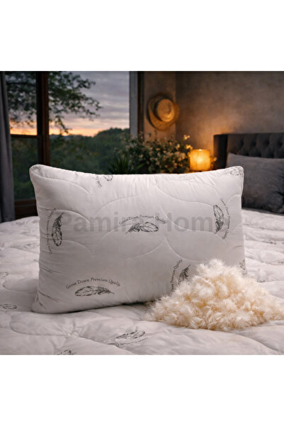 Pamira Home Kapitoneli Premium Kaz Tüyü Yastık