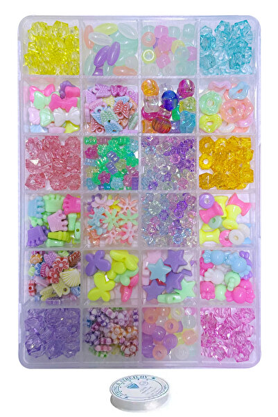 By MO Accessories Çocuklar Için Takı Yapım Seti 4 - Hobi, Kendin Yap - Eğlenc...