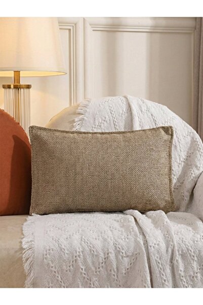 NEEDLE Serrated Jüt Dikdörtgen Kırlent Kılıfı (30x50)