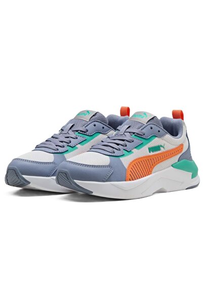 Puma 401493 حذاء رياضي X-Ray 3 LT Jr للجنسين برتقالي