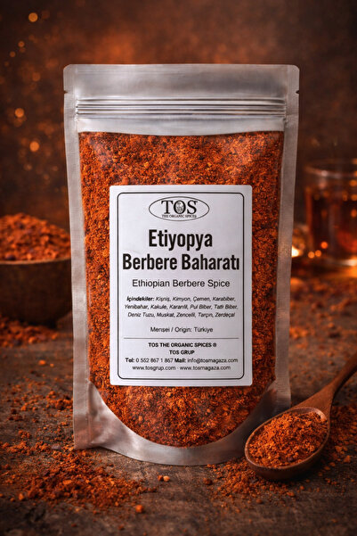 TOS The Organic Spices Etiyopya Berbere Baharatı 100 gr Ethiopian Berbere Spi...