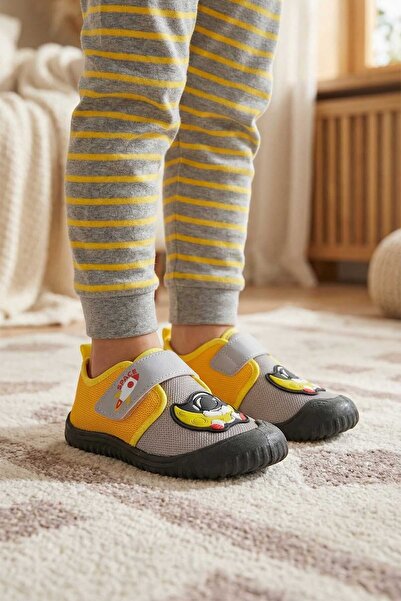 GEZER حذاء كاجوال من الكتان بنعل PVC للأولاد الصيفي قابل للتعديل