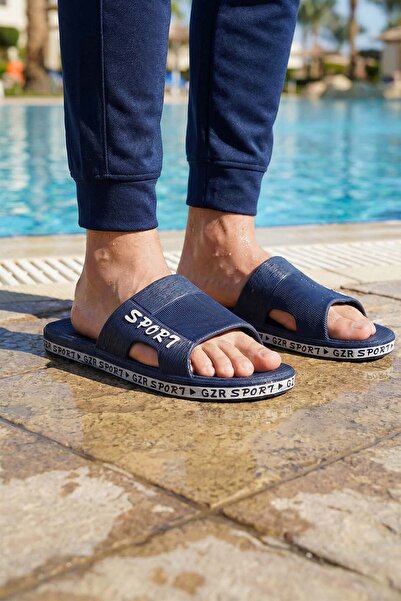 GEZER Papuci de vară pentru bărbați cu talpă anti-alunecare