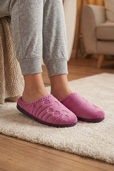 GEZER Papuci de iarnă pentru femei, din PU, cu talpă confortabilă, cu design ...