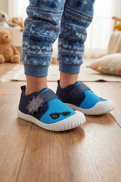 GEZER حذاء كتان صيفي للأولاد قابل للتعديل