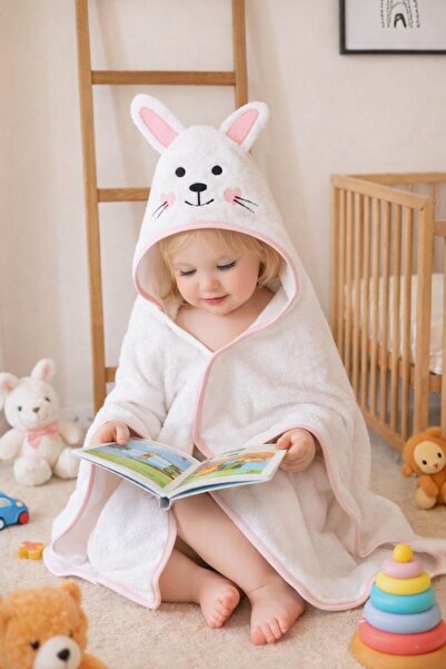 zenginhome منشفة استحمام للأطفال / قماط 75x75 مصنوع من القطن بنسبة 100% - تافسان