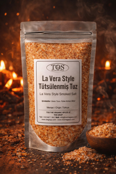 TOS The Organic Spices La Vera Style Tütsülenmiş Tuz 100 gr La Vera Style Smo...