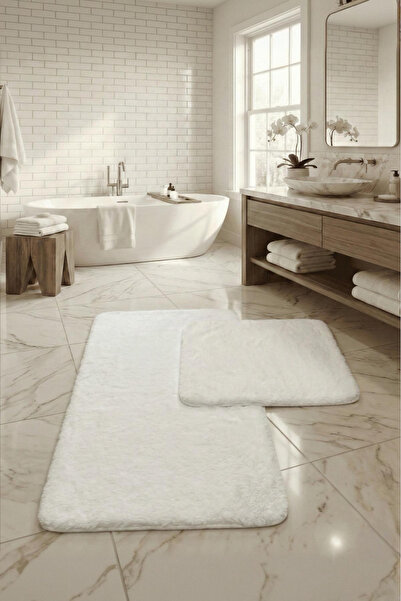 FeelHome Bonnie Rabbit Hair, Non-Slip Bottom, Fluffy, Ultra-Luxury, Washable ...