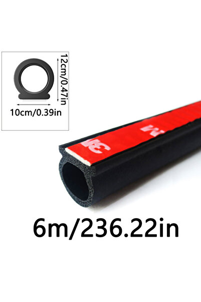 Choice شريط مانع تسرب صغير لأبواب السيارات بطول 6 أمتار، عازل من النوع D، عاز...