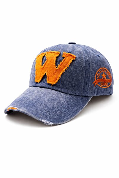 Kazandıran Outlet Lacivert Eskitme W Şapka