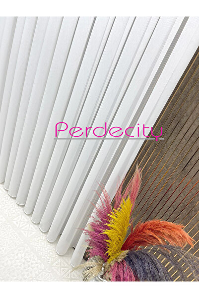 PERDECITY Bambu Balıksırtı Desen Tül Perde 1x3 sık Pile Ütü İstemez Kırışma Yapmaz Her Odaya Uygun 30x28 ölçü numune kumaştır